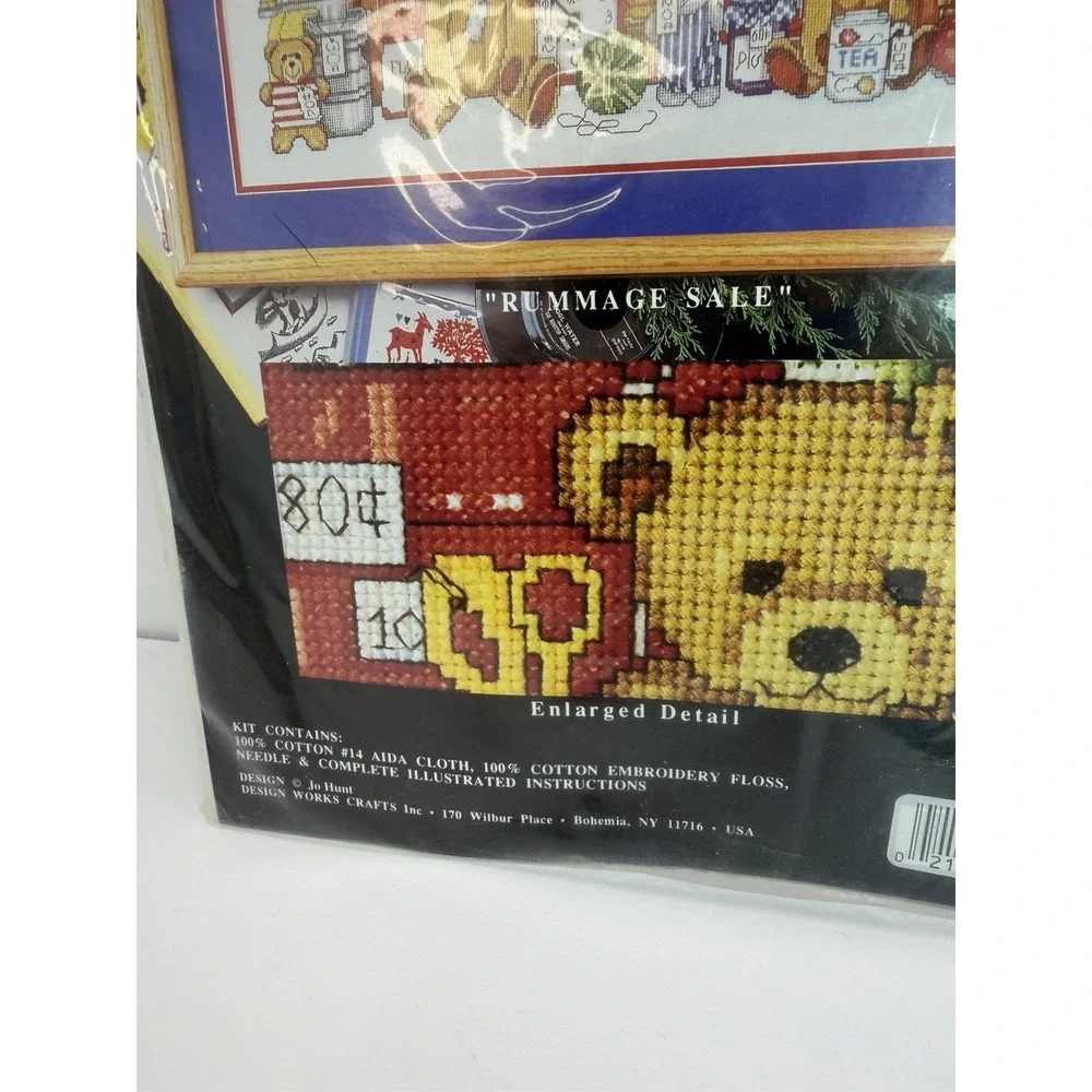 Design Works Counted Cross Stitch Kit Rummage Sale 9416 Vintage Craft